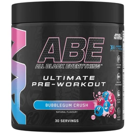 Applied Nutrition Applied Nutrition ABE Pre Workout - All Black Everything Pre Workout Powder, Energy & Physical Performance with Citrulline, Creatine, Beta Alanine (375g - 30 Servings) (Bubblegum Crush)