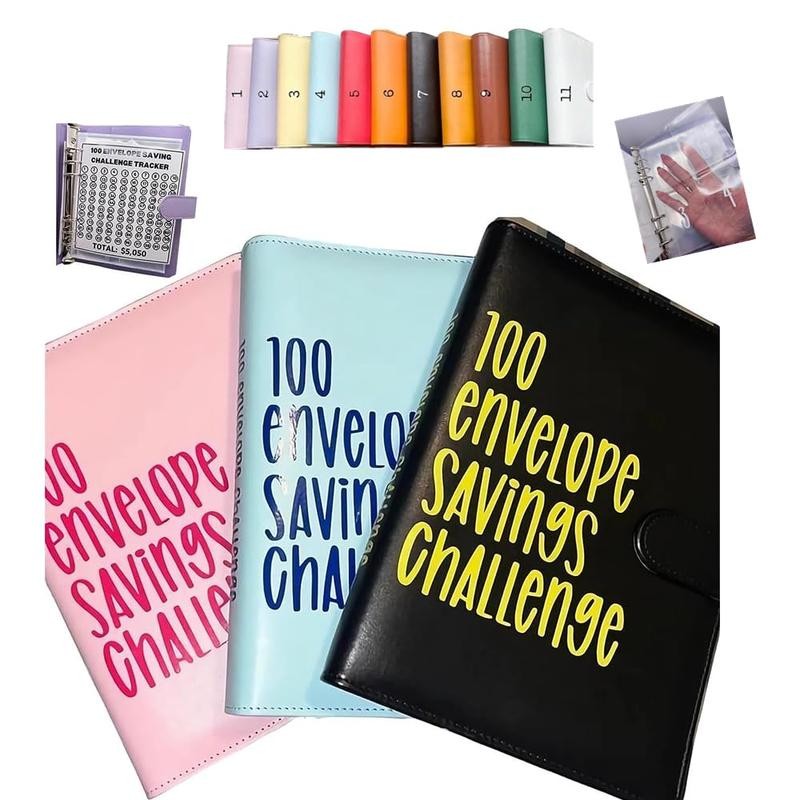【CLOUDSEA】100 Envelopes Money Saving Challenge Money Saving Binder 100 Envelope