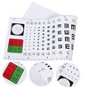 KICHOUSE 2pcs Eyesight Chart Eye Exam Chart Visual Test for
