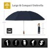 Pioggistar Windproof Umbrella for Men and Women, Inverted Umbrellas 10