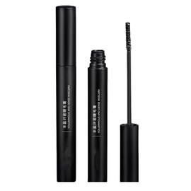 Black Waterproof Mascara for Fine Short Eyelash, Small Brush Can Catching Tiny Eyelashes, Smudge-proof, Washable Voluminous Eyelash Mascara Intense Lengthening Mascara (1 Pcs）