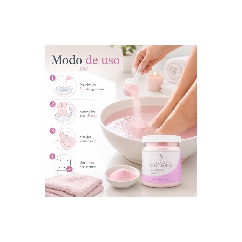 Sales Exfoliantes Para Pies Suavizantes 1k SPA