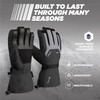 Gordini Men's Gore-Tex Gloves for Cold Weather & Wind Snowboard