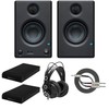 Presonus Eris-E3.5 Studio Monitors (Pair) with Full-Sized Headphones, Isolation Pads