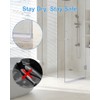 Delamu 39-Inch Shower Door Bottom Seal Strip - 3 Pack