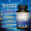Magnesium Glycinate 1000mg with Vitamin D3 & B6-500mg per Capsule