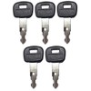 5 Pack Keys for Kubota Mini Excavator, Backhoe, Skid Steer,