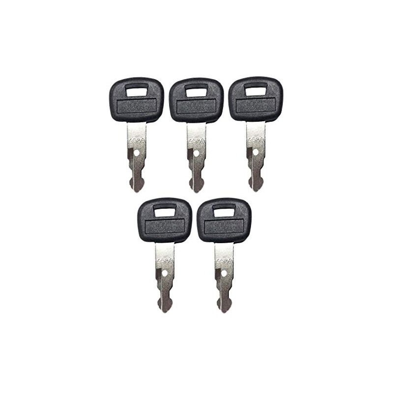 5 Pack Keys for Kubota Mini Excavator, Backhoe, Skid Steer,