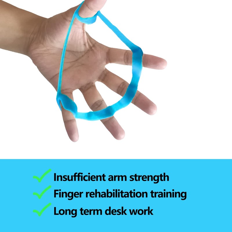 Finger Muscle Exerciser, Finger Stretcher, Rubber Muscle Trainer, Hand Strengthening