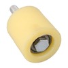 BQLZR Yellow/Silver PP Steel Flat Roller Bearing Guide Wheel 6200ZZ