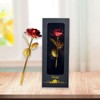 Forever Rose Gold Rose, Glitter Roses with Gift Box, Romantic