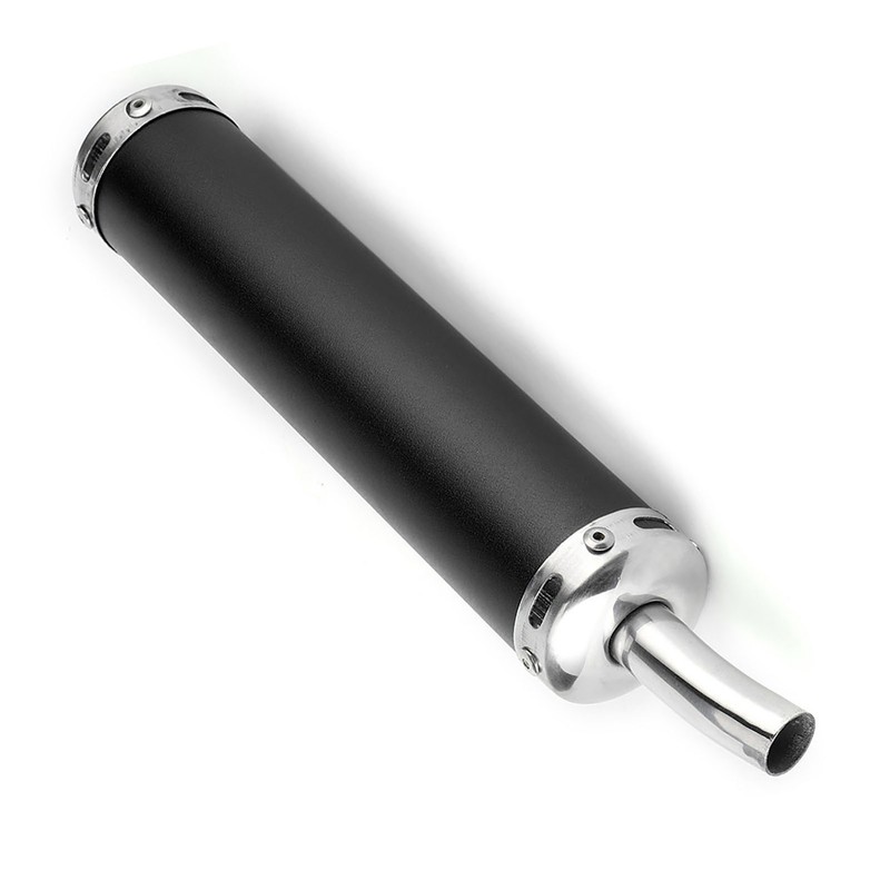 Stainless Steel Exhaust Muffler Silencer 20mm/0.8in Modified Parts for 2