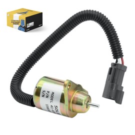 Fuel Shut Off Solenoid 41-9100 For Woodward SA-4920 For Thermo King 42-0100 41-6383 1503ES-12S5SUC11S for Yanmar Engine 3TNE72 3TNA72 4TNE84 4TNE88 For Thermo King KD2 MD2 TD2 12VDC