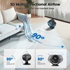 EasyAcc Ultra Quiet Fans for Bedroom 25dB, 3D Auto Air