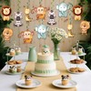 Jungle Animal Party Decorations, Kaluofan 24 PCS Jungle Theme Party