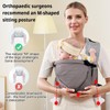 vrbabies Baby Sling Carrier Newborn, Adjustable Easy Wearing Baby Nursing