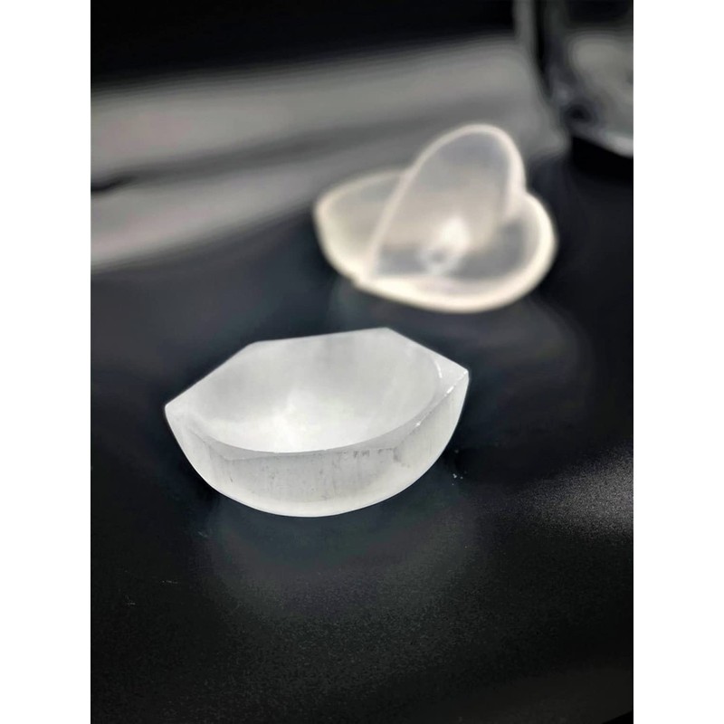 SERENITY GIFTS LTD SG Selenite Hexagon Charging Bowl Cleansing Stone
