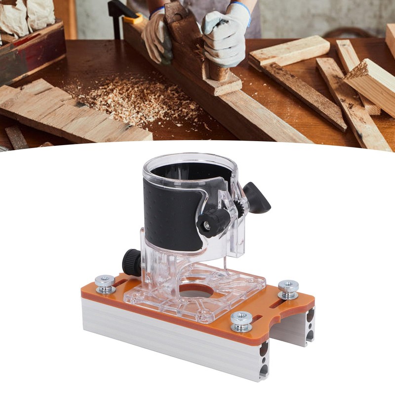Aluminum Alloy Trimming Machine Cover with Clear Cover, Slot Plate