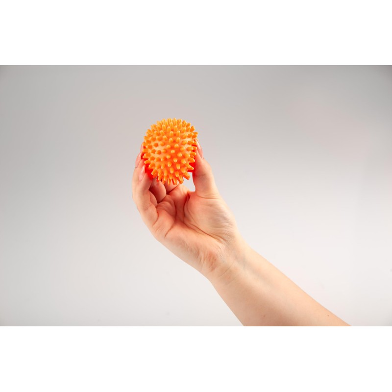 Sport-Tec Soft Hedgehog Ball, Diameter 6 cm, Neon Orange, Various
