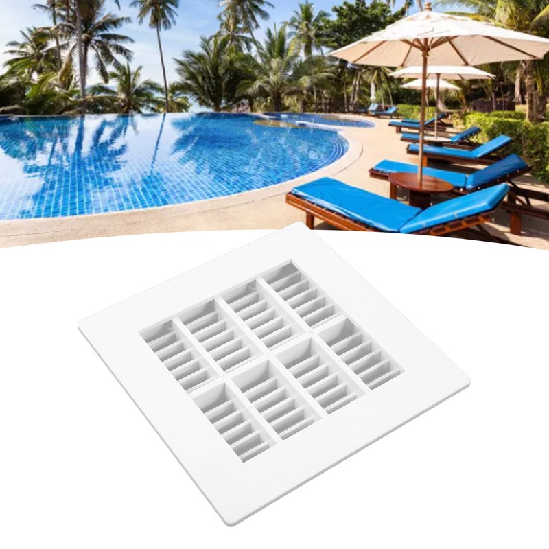 Floor Drain Cover Quadrate Multipurpose Swimming Pool Main Drainage Port
