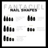 FANTACIEL 10 PCS Handemade Press On Nails Cat Eye Zodiac