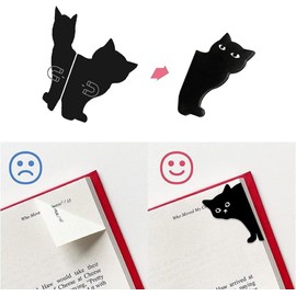 Marcapáginas Magnético de Gato Curioso, 7 Pcs Marcapáginas Magnéticos, para Niños, Estudiantes, Profesores, Amantes de Los Libros