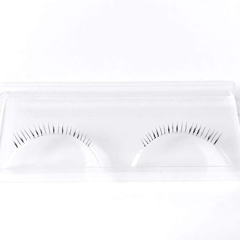 Musegetes 3 Pairs Lower Eyelashes False Eyelashes Transparent Axis False