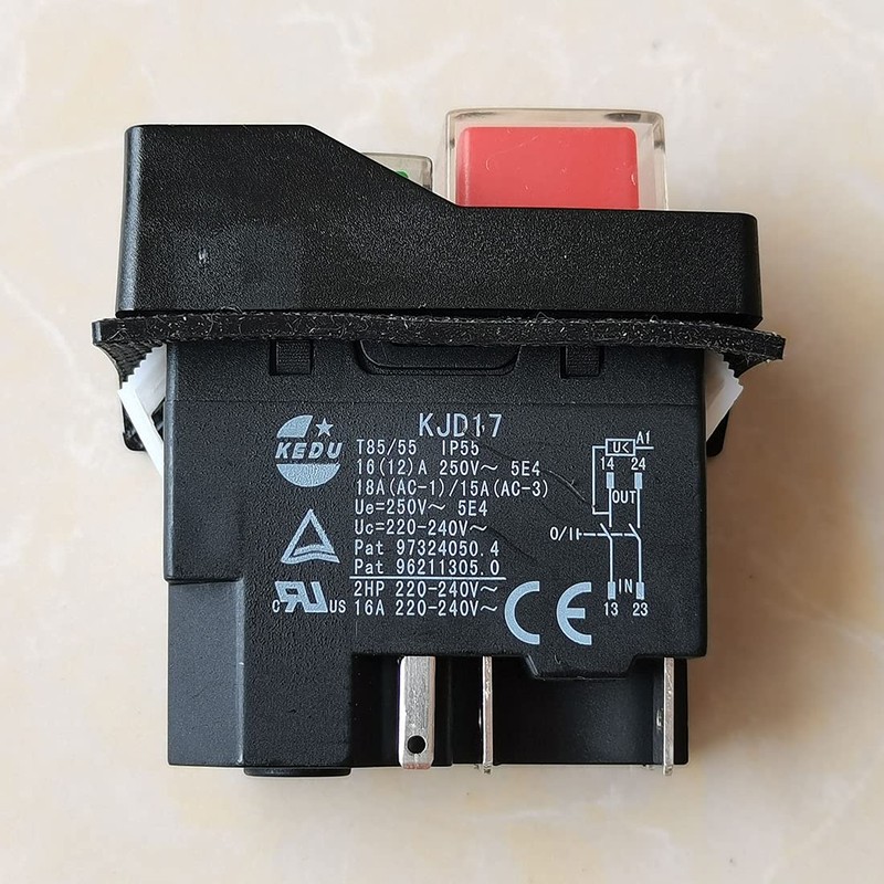 KEDU Waterproof Electromagnetic Push Button Switch for Industrial Machine Tools