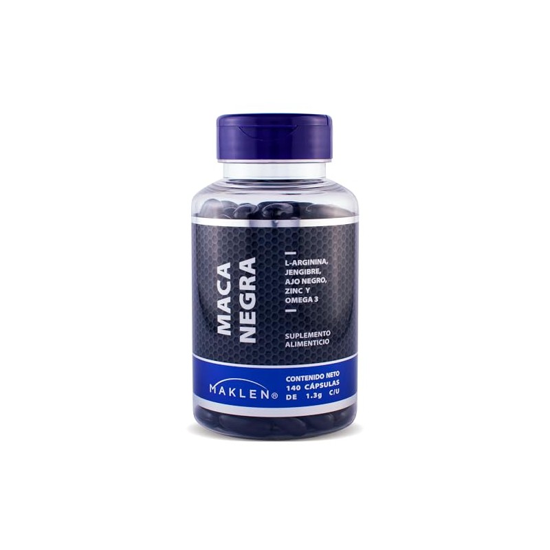 Maca Negra Testo Maklen Arginina Zinc Omega Suplemento Energia Vitalidad