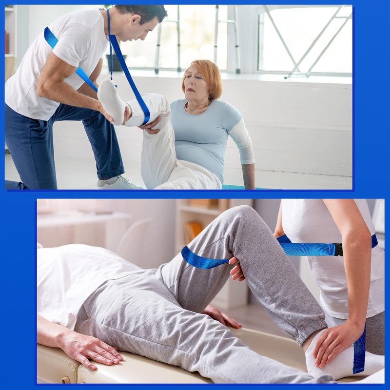 Extremity Mobilization Belt Manual Traction Mobility Strap Adjustable Fun Gait