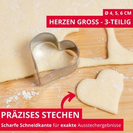 Westmark 448621 Stainless Steel Cookie Cutters, silber, 20 x 10 x 10 cm