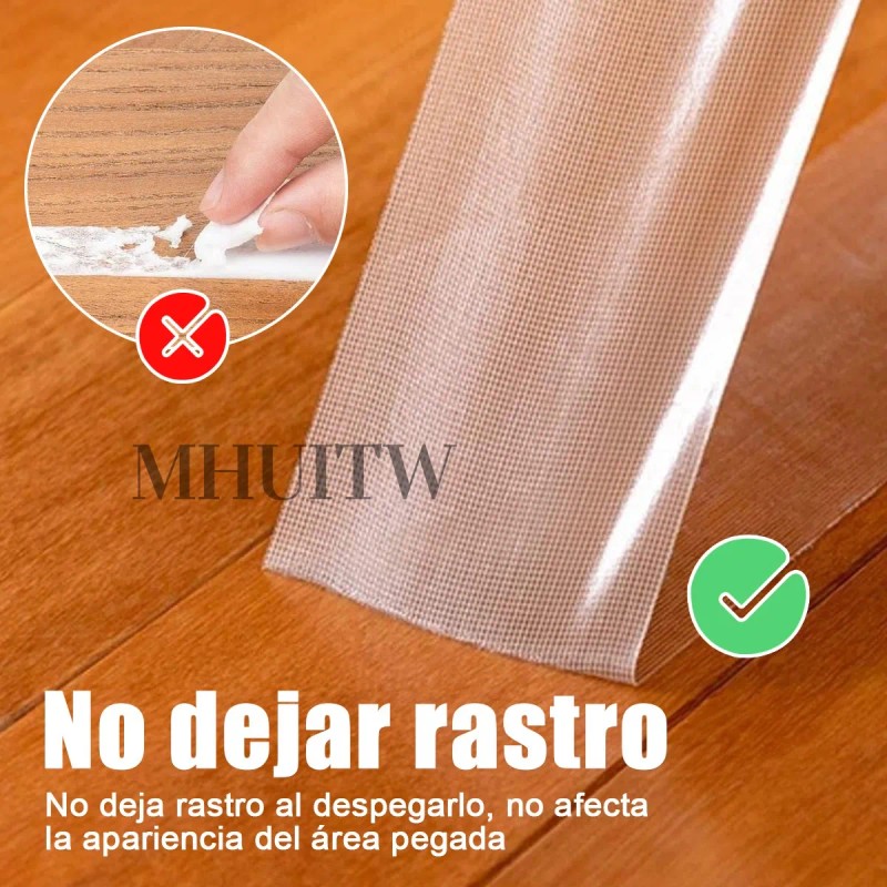 2pzs Cintas Doble Cara Extrafuerte De Tela 10m,ancho 2cm+5cm Amarillo