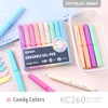 languo Erasable Gel Pens, 0.6mm Fine Point Twist Retractable Erasable