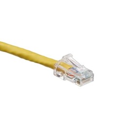 Leviton 6D460-7Y eXtreme 6+ SlimLine Patch Cord, CAT 6, 7-Foot Length, Yellow