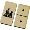 Azeeda 'Police Dog Handler Kneeling' Domino Set & Box (DM00052202)