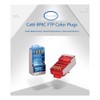 50 Pcs Cat6 RJ45 Color Connectors, Cat6 RJ45 Colour Plugs,