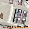 Sticker Album, A6 Binder for Girls, Fluffy Cute Animal Design,