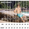 BRISIRA Mens Swim Trunks 5 Inch Compression Liner Beach Swim