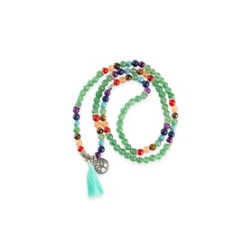 Umimiss Buddhist Prayer Beads - 108 Beads Mala For Prayer, Buddhist Mala Beads Bracelet, Tibetan Buddhist Prayer Beads, Wrap Bracelet Mala Prayer Beads, Buddhist Prayer (GREEN)