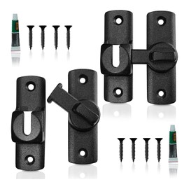 2 Piezas Pestillo De Puerta Abatible De 180 Grados, Pasador Para Puerta De Baño,Diseño Actualizado Engrosado Y Resistente A La Oxidación, Adecuado Par