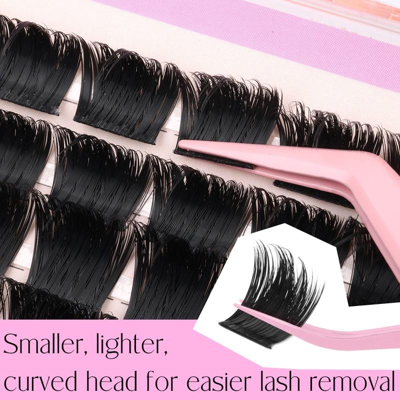 zanlufly Lash Clusters KIt D Curl Lash Extension Kit Volume