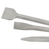 3pc SDS Plus Chisel Set 15mm Hex Shank Point/Flat Head
