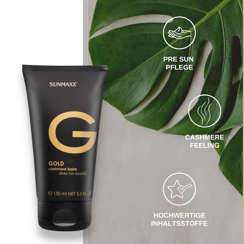SunMaxx Gold For Men Pre Sun Cashmere Balm Deep Tan