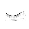 SAFIGLE 1pair Doll False Eyelashes Natural Look for Dolls and