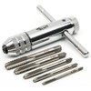 LEAUNGYOO Tap Handle, Screw Tap, Ratchet, Tap Holder, T-shaped Handle,