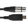 Microphone Cable Computer USB to XLR Female Microphone Connector Cord