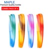 Maple Dressing Hair Comb Combo Set for Men,Women Detangling (Multicolour)