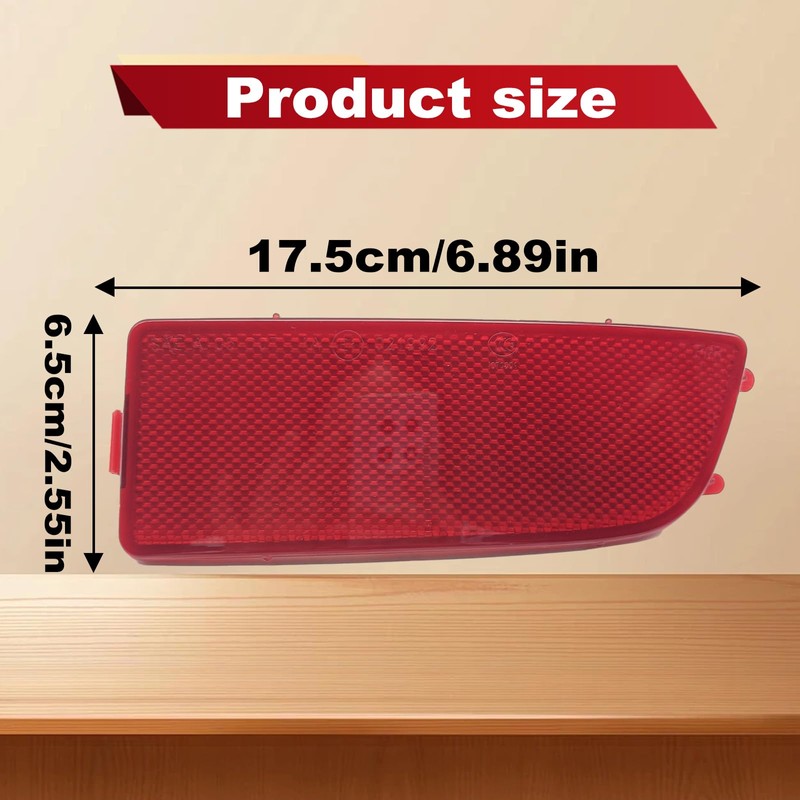 KEVWR Front Bumper Reflector Compatible with 2006-2016 Mercedes Sprinter 250