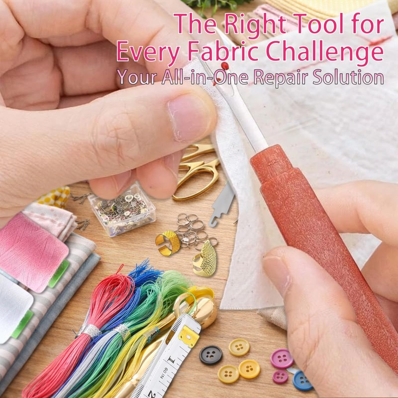 Hand Sewing Kit with 25 Big Eye Sewing Needles, 43