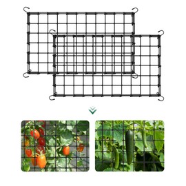 2 Plant Support Scrog Net 120×60cm Expandable Elastic Trellis For Grow Tent Reusable Plant Climbing Net Comes With 4 Hooks Suitable For Flowers Fruits Vegetables Climbing Plants